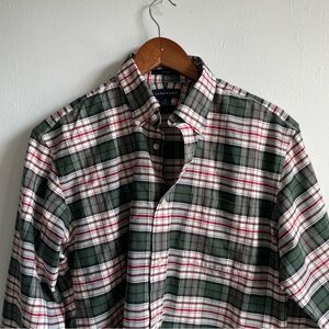Men’s Plaid Button Down Shirt, Men’s Dress Shirt, No Iron Shirt
